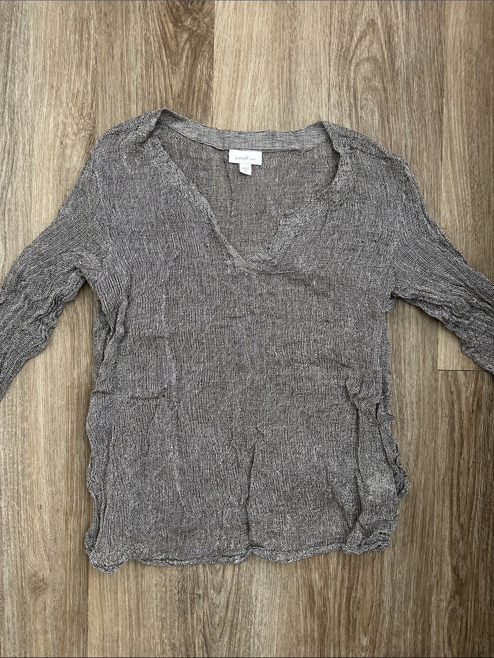 J Jill 100% Linen Tunic Top